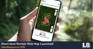 STR Web Map Launched. Visit lakeofbays.on.ca/str