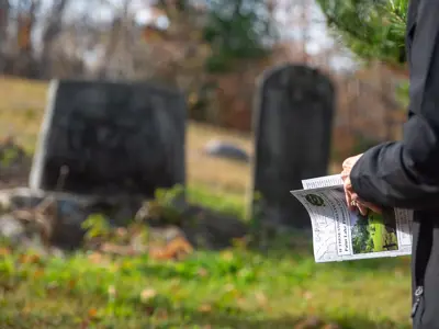 Paint Lake Cemetery Walking Tour brochure